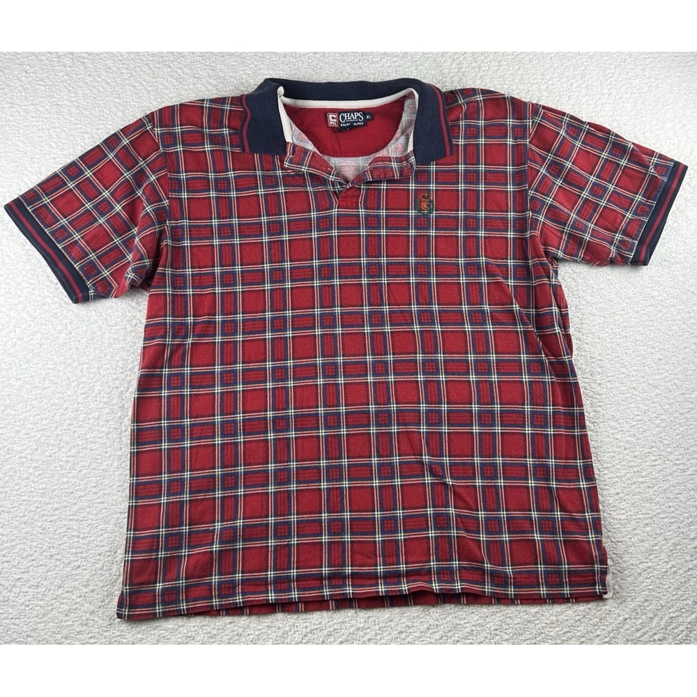 Chaps Ralph Lauren Men's‎ XL Multicolor Short Sleeve Polo